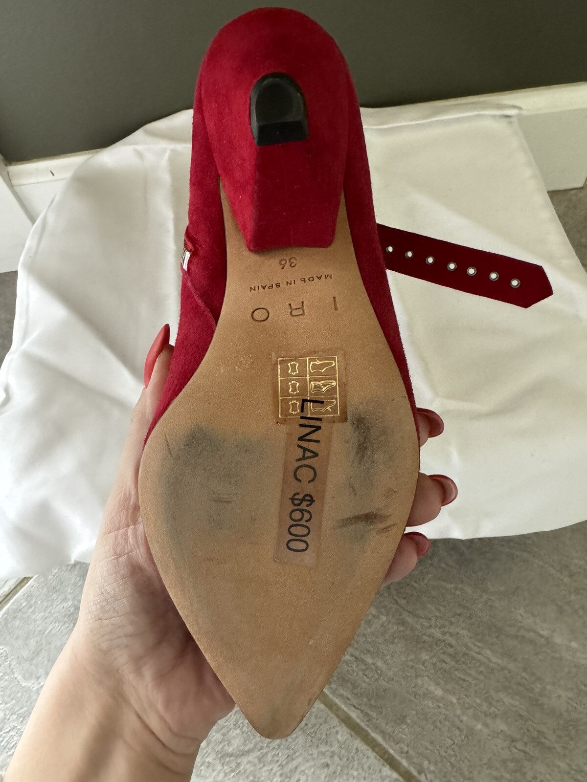 IRO ankle bootie Red Size 36