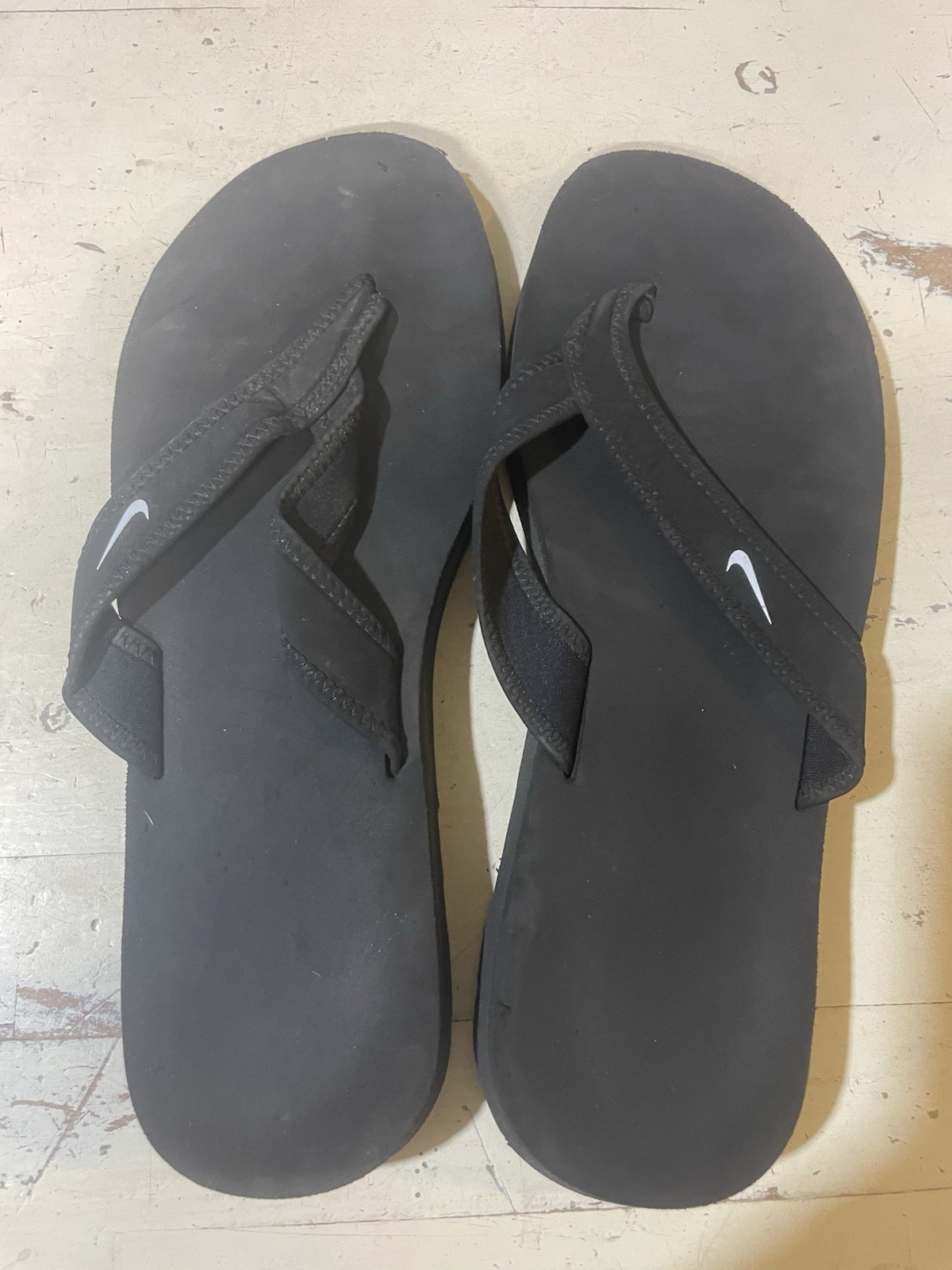 Nike Celso Girl Thong Women’s Slides Black Flip Flop Size 9