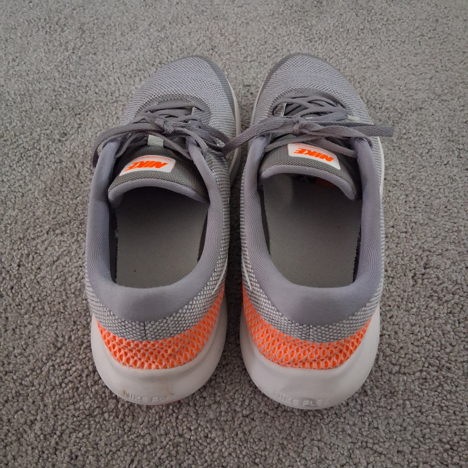 Nike Flex Experience RN Shoes Womens Size 11 Gray Coral Running Gym 908996-004