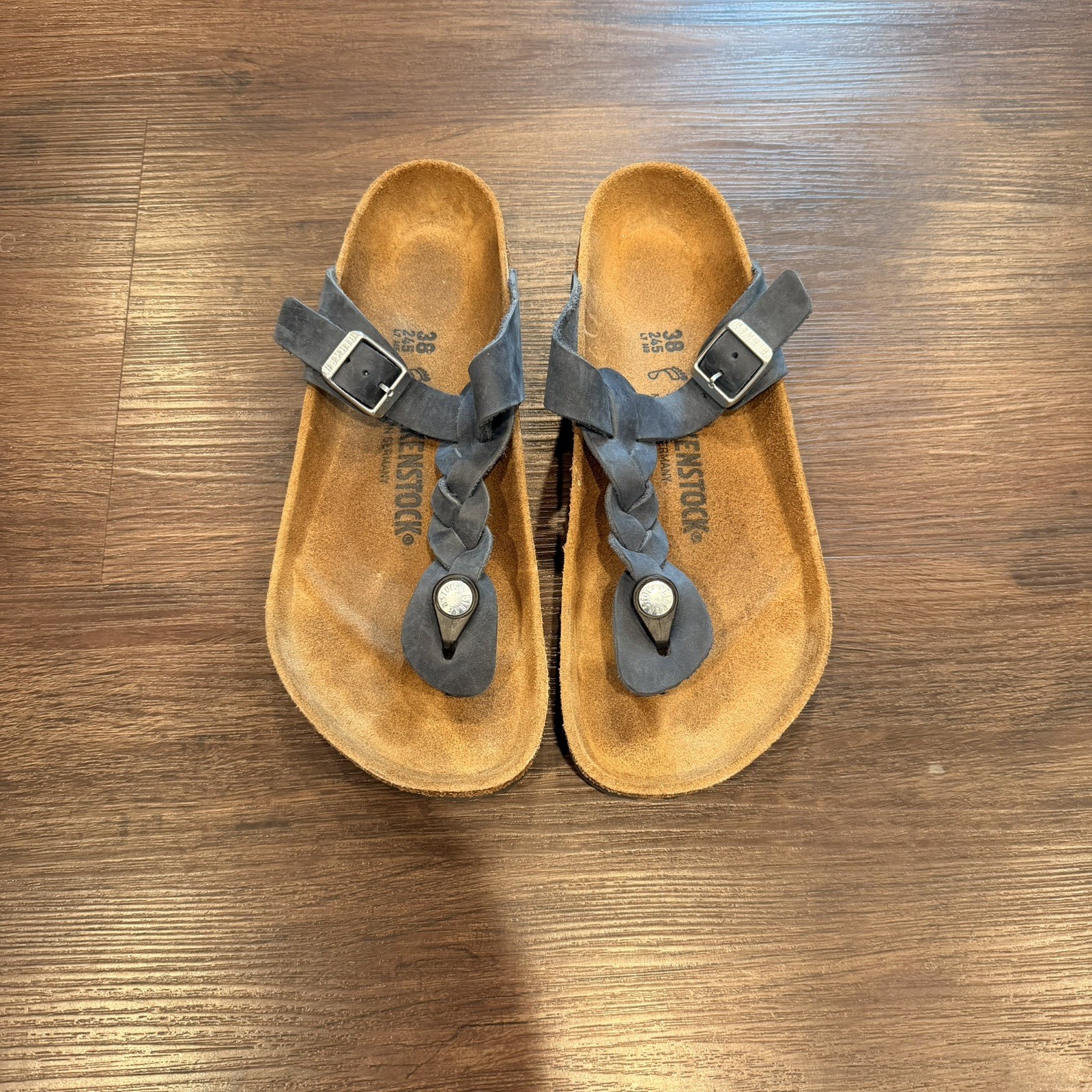 Birkenstock Gizeh Braided Navy Regular size 38 L7/M8
