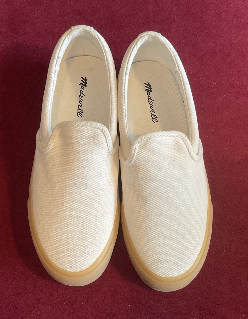 Madewell Sidewalk Canvas Slip On Sneakers Women’s Size 5/Men’s Size 3.5