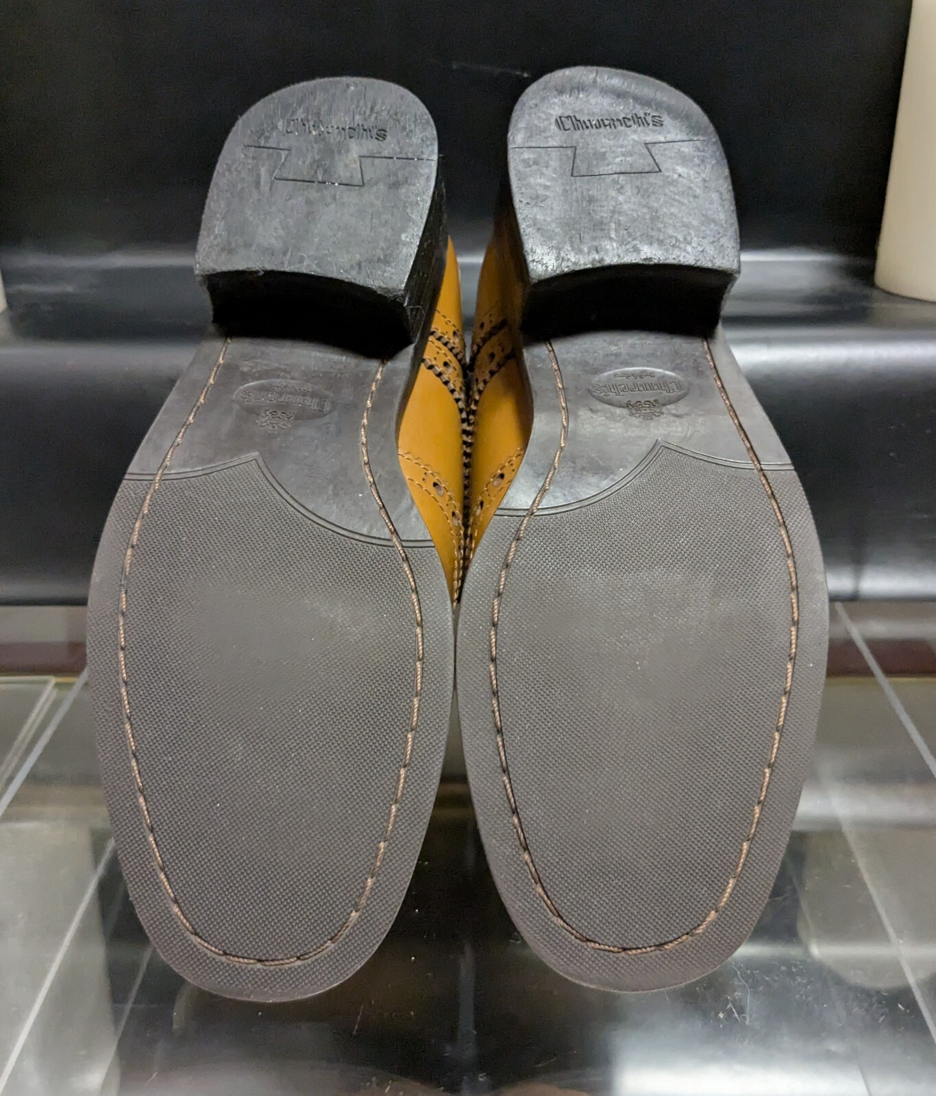 Church’s Lana Double Monk Brogue Cognac Leather Women’s Size 230mm / US 6