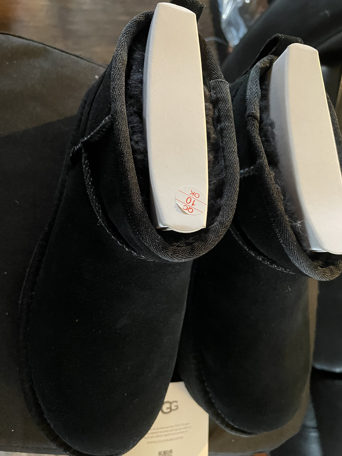 UGG Womens Classic Ultra Mini Platform Boot Authentic Original Box 1135092 BLACK