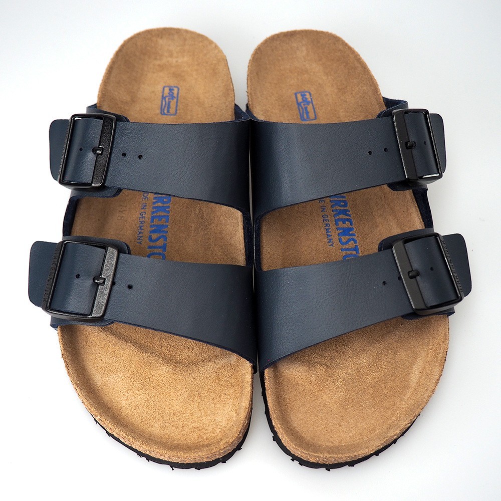 Birkenstock Arizona Sandals Blue Birko-Flor Women’s Shoes Narrow EU 37-41