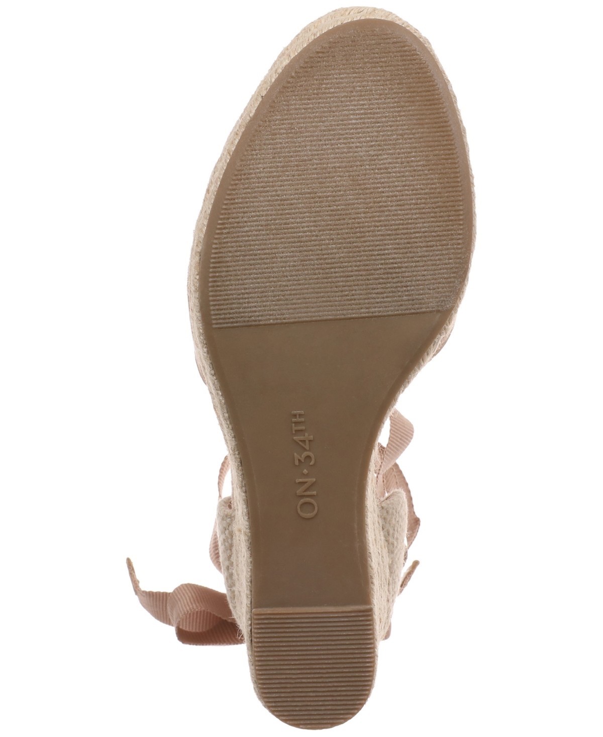 On 34th Melindaa Espadrille Wedge Sandals, Exclusively at Macy’s – Nude Micro