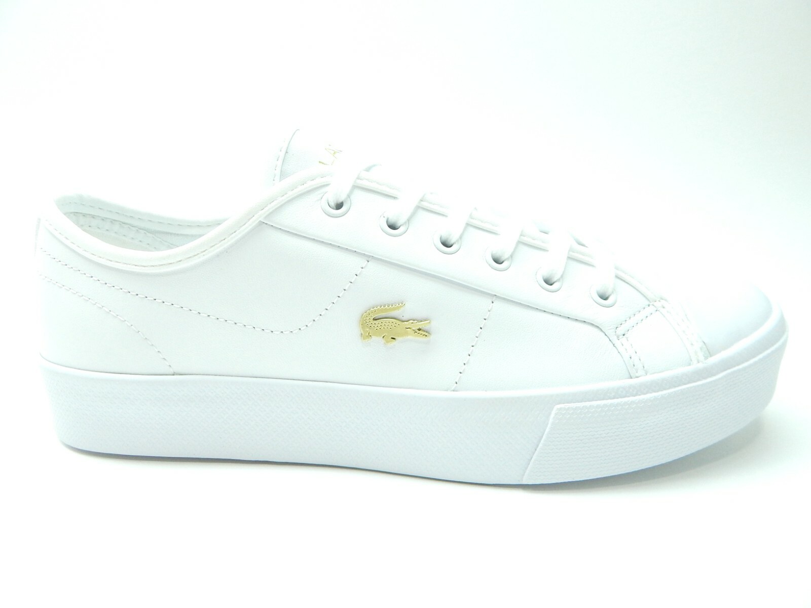 LACOSTE WOMEN’S ZIANE PLUS GRAND 1201 WHITE SHOES