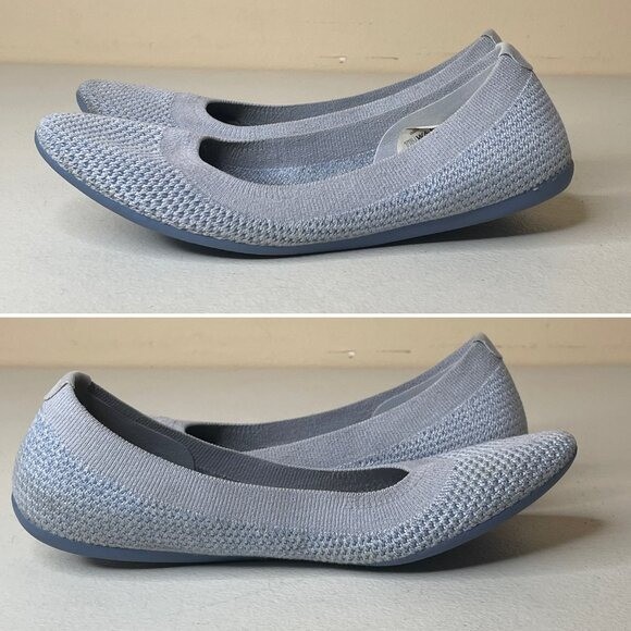 Allbirds Light Blue Whitecap Ballet Flats Tree Breezer Size 6.5
