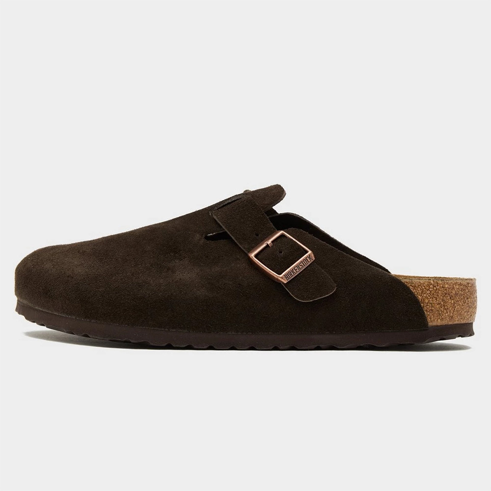 Birkenstock Boston Mocha Suede Soft Footbed Men’s and Women’s Shoes New with Box