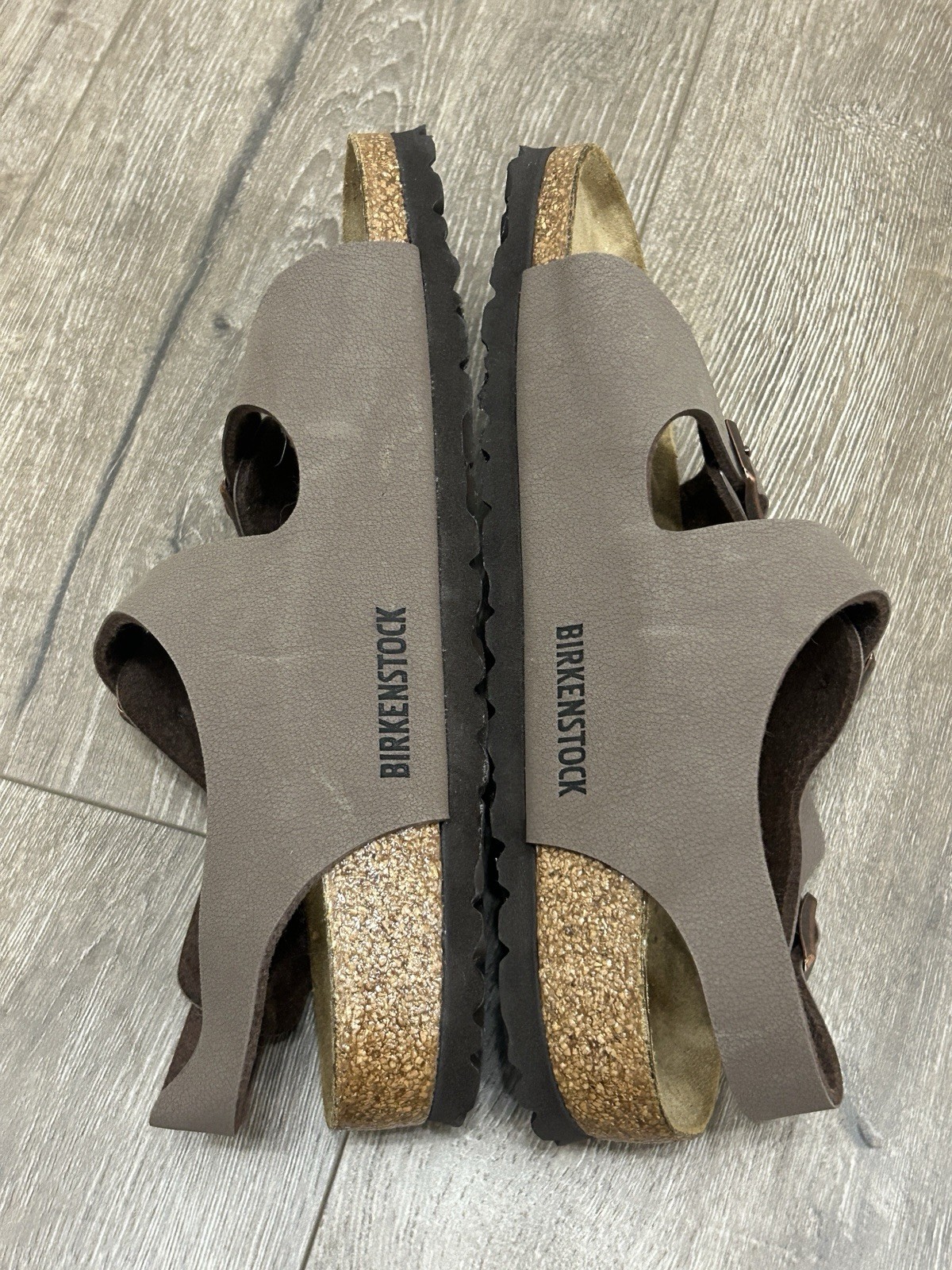 Birkenstock Roma Birko-Flor Mocha/Taupe Sandals Women’s EU 37 US 6-6.5 Narrow