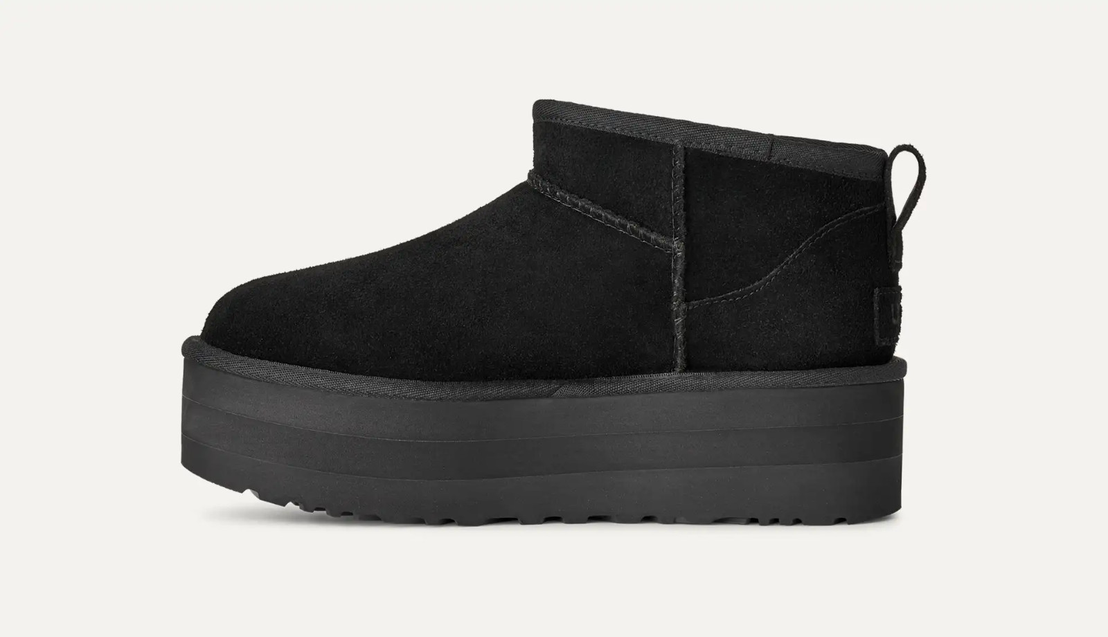 UGG Womens Classic Ultra Mini Platform Boot Authentic Original Box 1135092 BLACK
