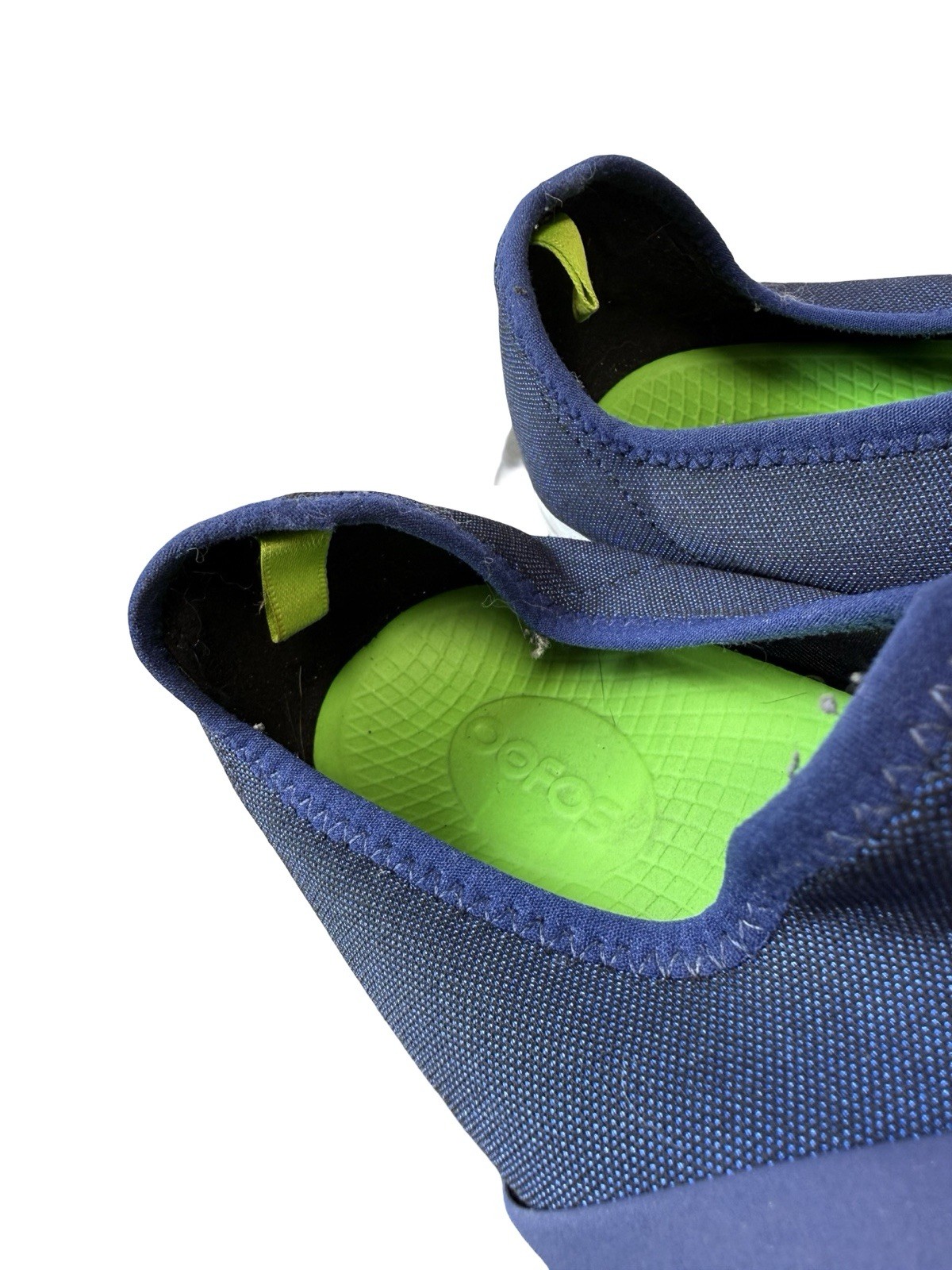 Oofos OOmg Eezee Low Mesh Navy Blue Recovery Slip On Casual Shoes Women’s Size 8