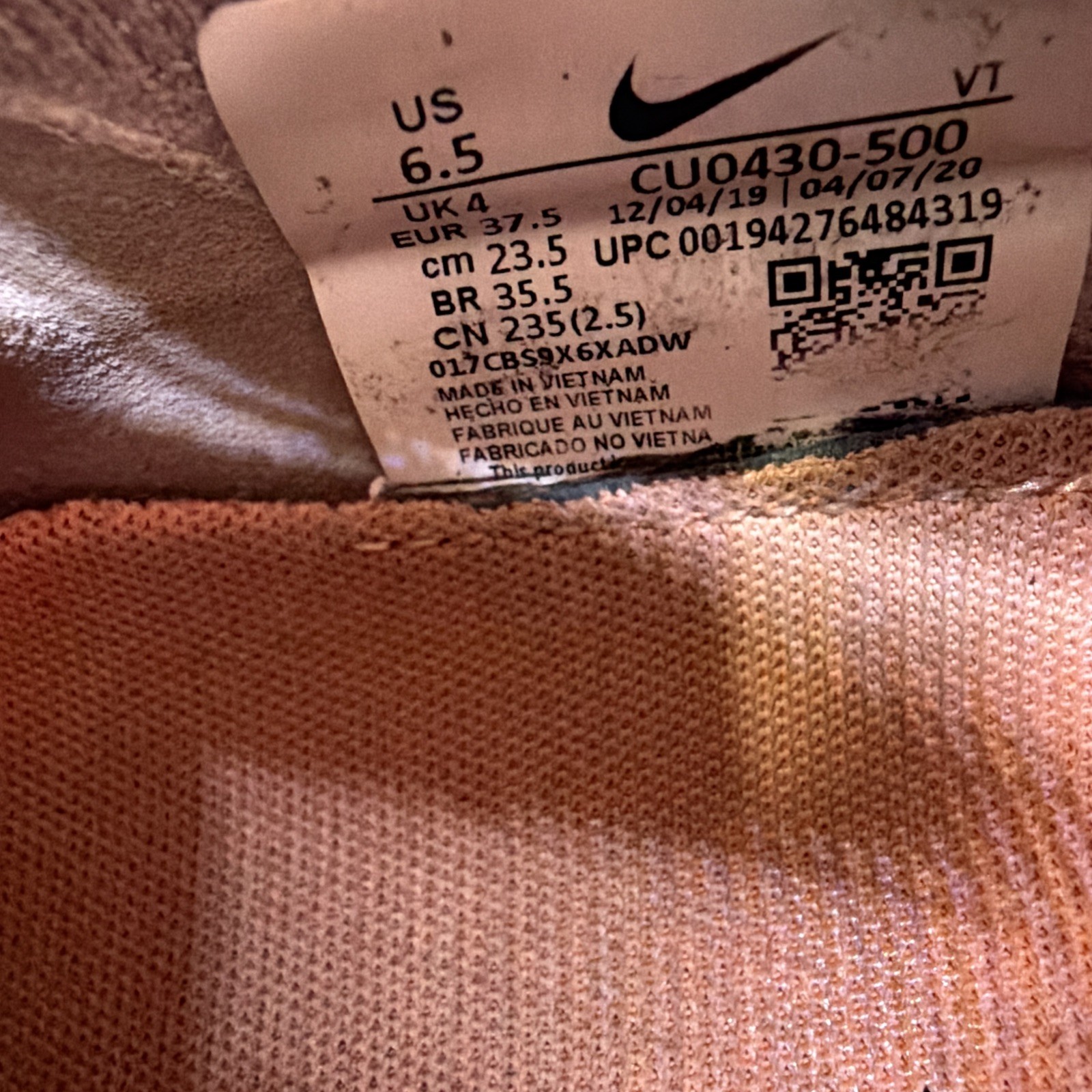 Nike-React Infinity Run Flyknit Premium Shoes Women’s Size 6.5 – CU0430-500