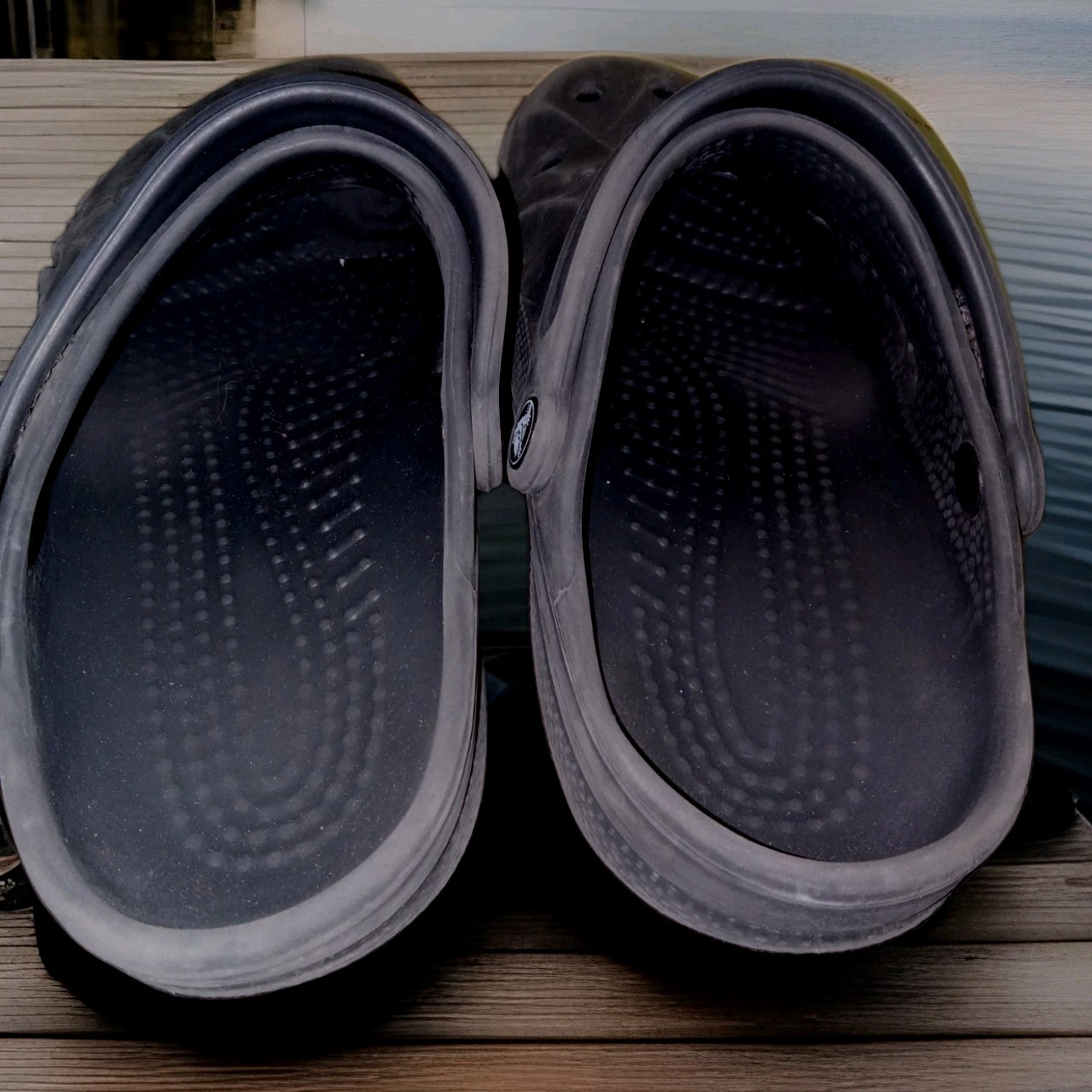 Crocs BLACK Baya Unisex Clog Water-Friendly Lightweight Slip on Shoes M7/W9
