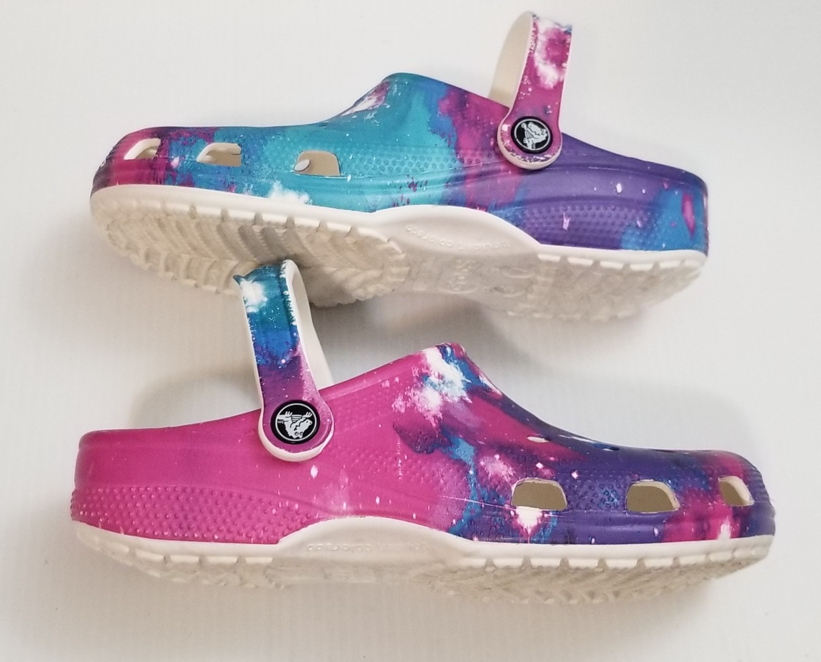 Crocs Baya Seasonal Printed Clog Galaxy Croc Sandals Men’s Size 5 Women’s 7
