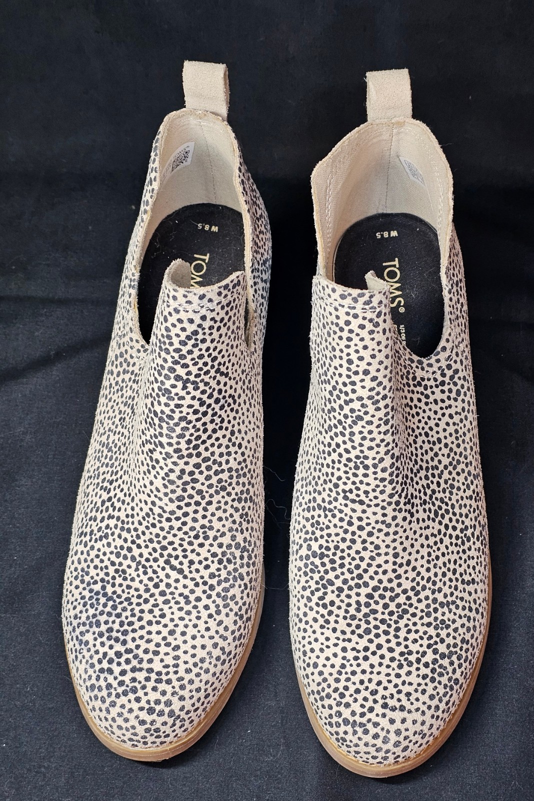 Tom’s Gwen Ankle Boot 3″ In. Wedge Size 8.5