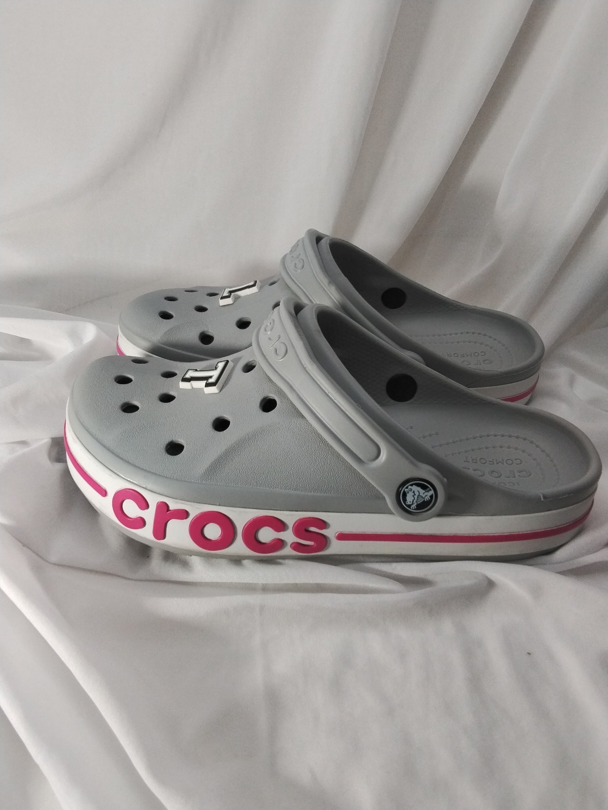 Crocs Bayaband Clogs Athletic Gray.