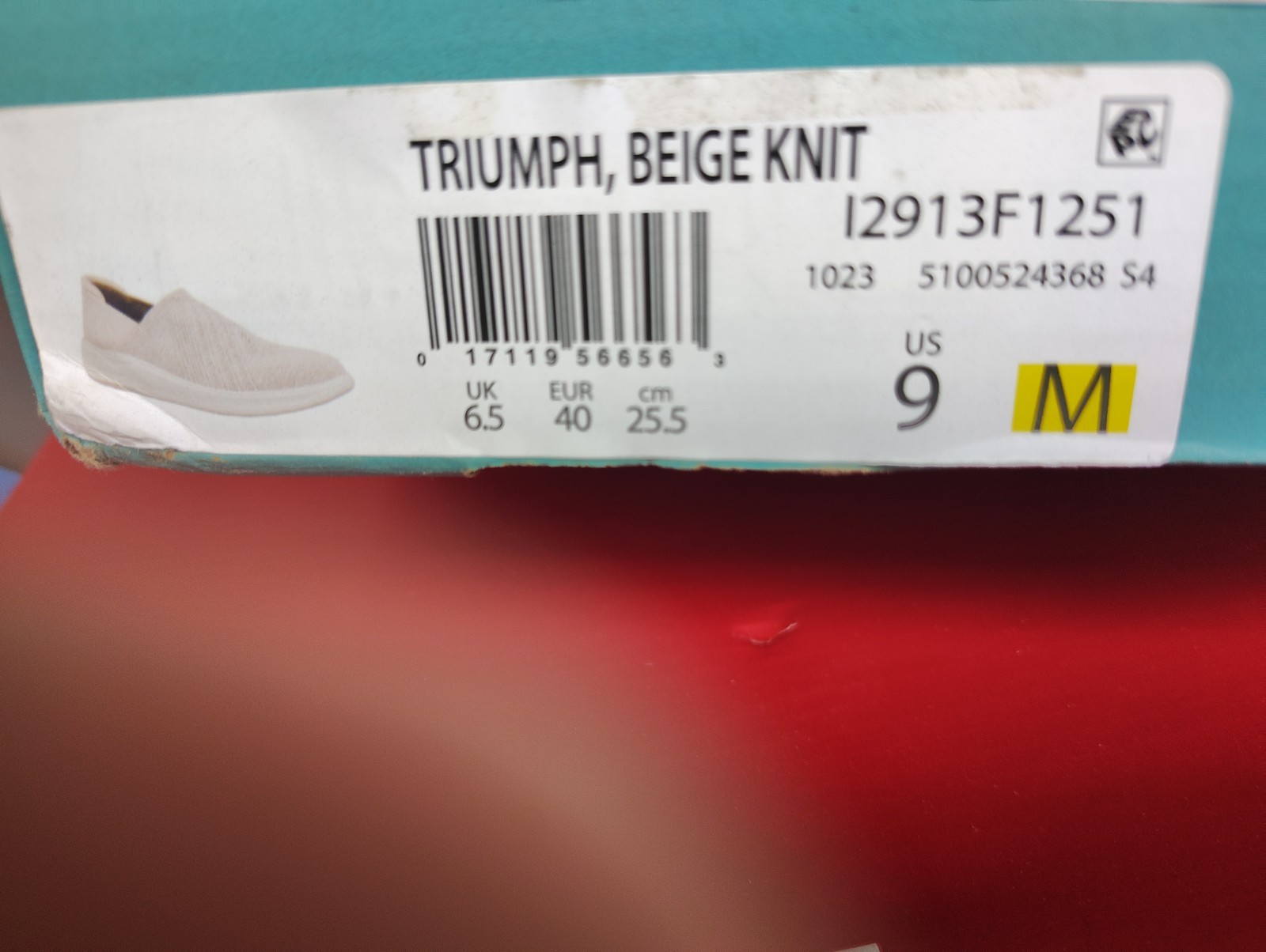 BZees Women’s Triumph Slip-On Sneaker, Beige Knit, Size 9 M, New