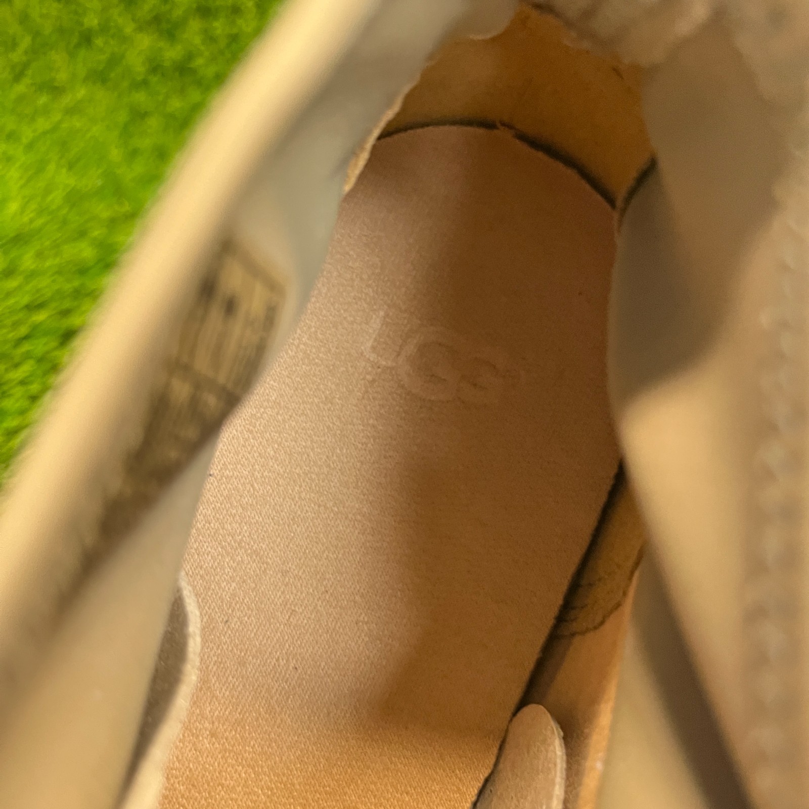 UGG Neutra Womens Size 10 Green White Athletic Walking Slip On Shoes Sneakers