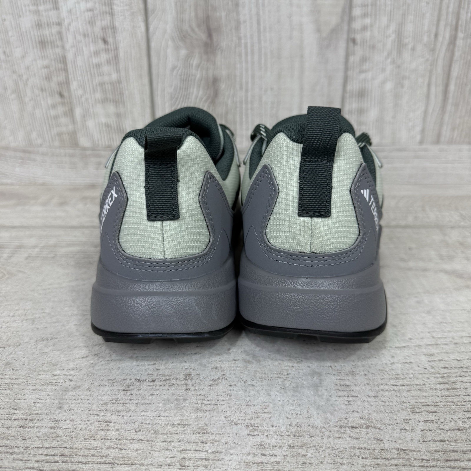 adidas Terrex Anylander Rain.Rdy Hiking Womens Sz 7 Green Sneakers Shoes JI1320