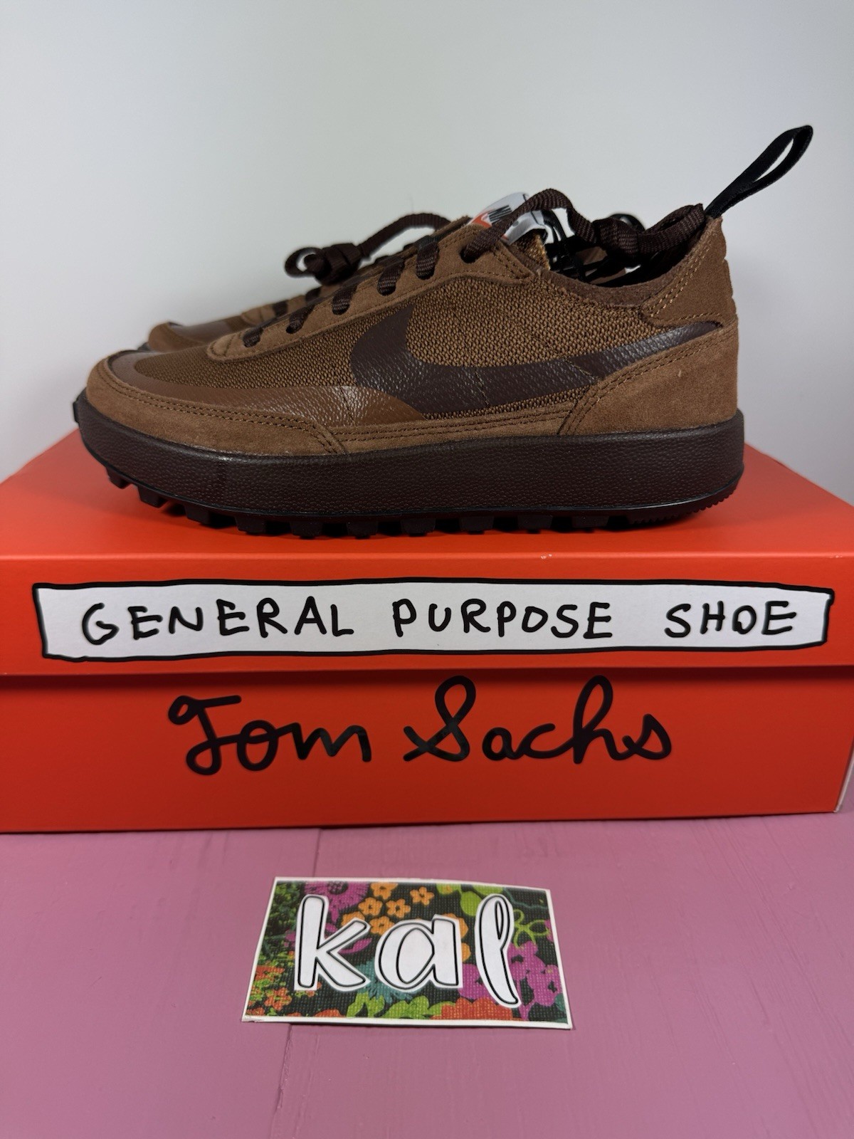 🌻 5w/3.5m Nike NikeCraft General Purpose Shoe Tom Sachs Low Top Brown Sneaker
