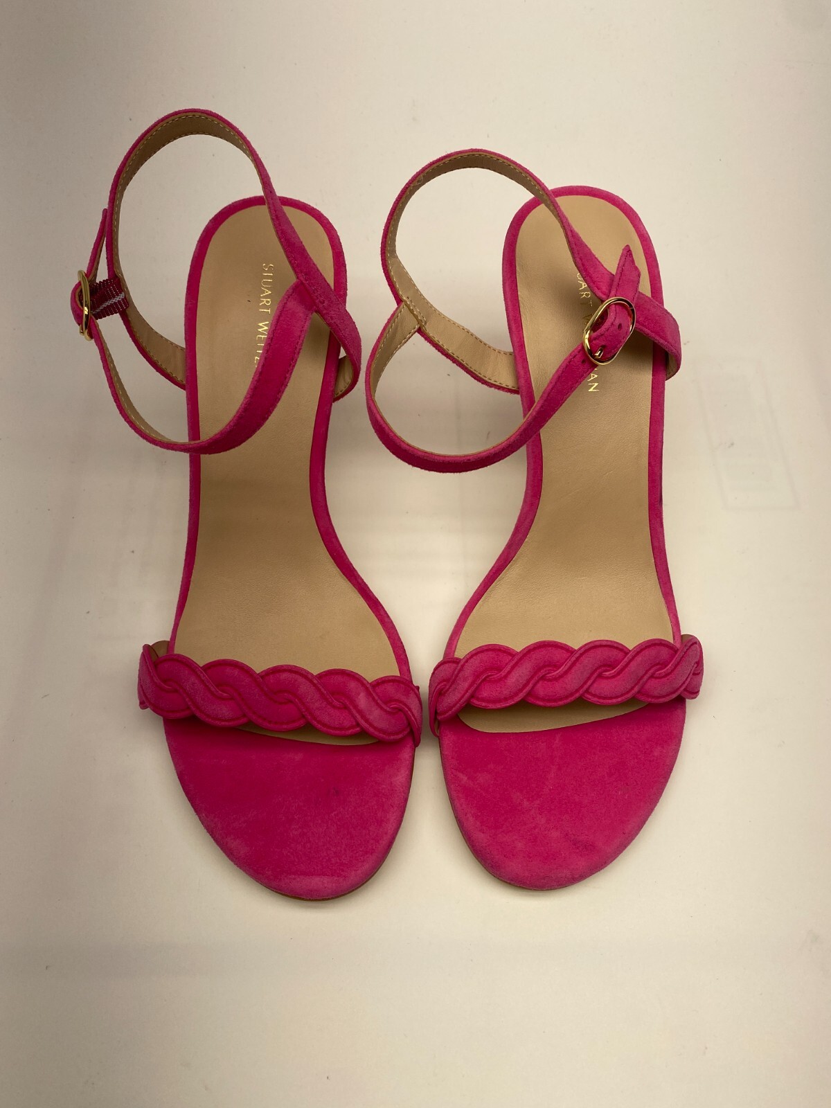 Stuart Weitzman Womens Dancer Twistie Suede Stiletto Heels Sz 11