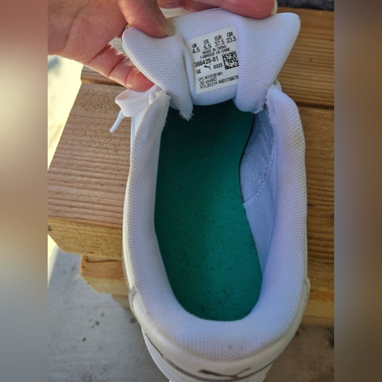 Brand: Puma​Style: Carina Street Platform​Color: Puma White / Silver​5.5 US (