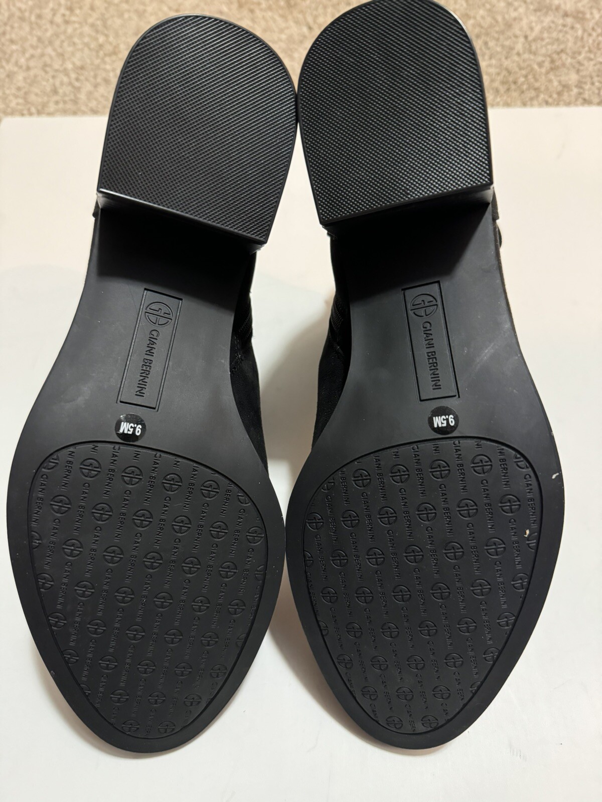 Giani Bernini Womens Putneyy Black Ankle Boots Shoes 9.5 Medium (B,M) New In Box