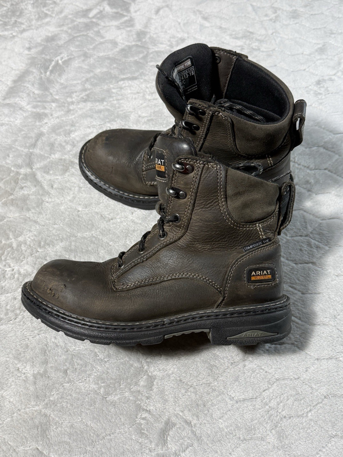 Ariat Work Boots Womens 6B Composite Toe EH Leather Workwear See Description