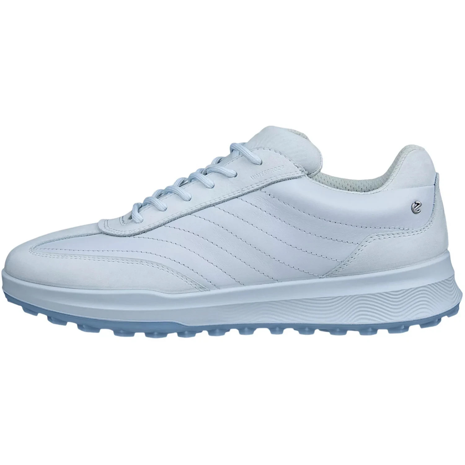 NEW ECCO Golf Street Vibe Women’s Leather Golf Shoe 8-8.5 (EU 39) White / Air