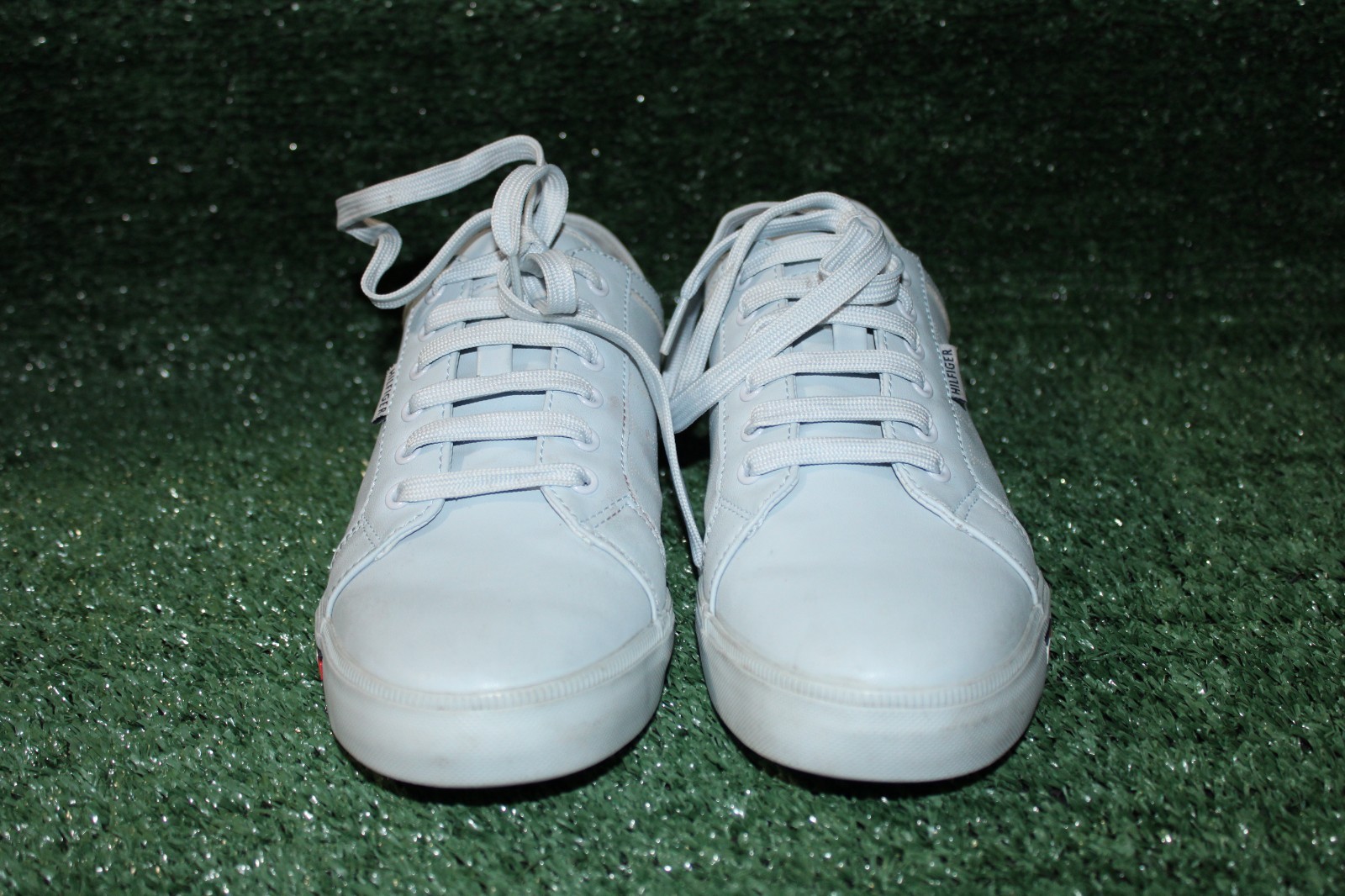 Tommy Hilfiger Womens TWLAMONTE-R Tennis Shoes Light Blue Casual *READ*