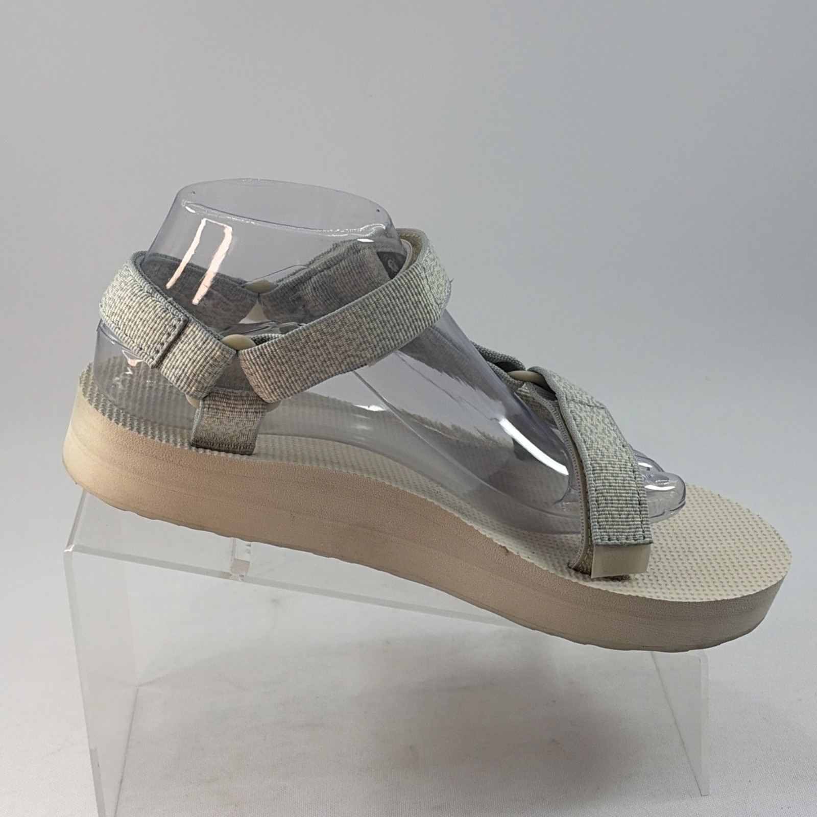 Teva Midform Universal Sandals Women’s Sz 9 Boho White & Blue Strappy