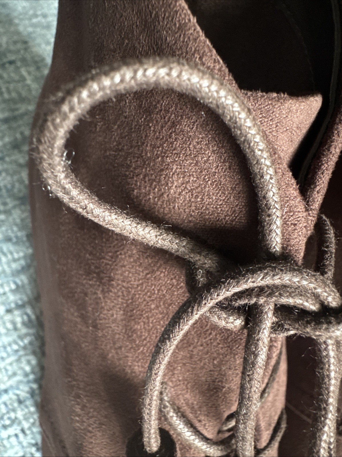 Dr Scholls Wedge Booties Womens 7.5 M Dakota Ankle Wedge Boots Brown Faux Suede