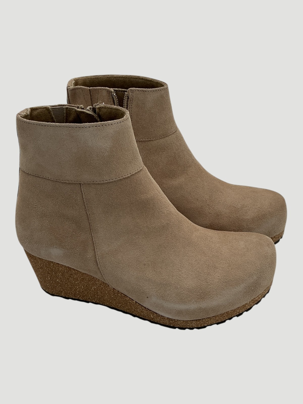 Birkenstock Papillio Ebba Women’s Size 7 US 38 EU Warm Sand Wedge Boots Narrow