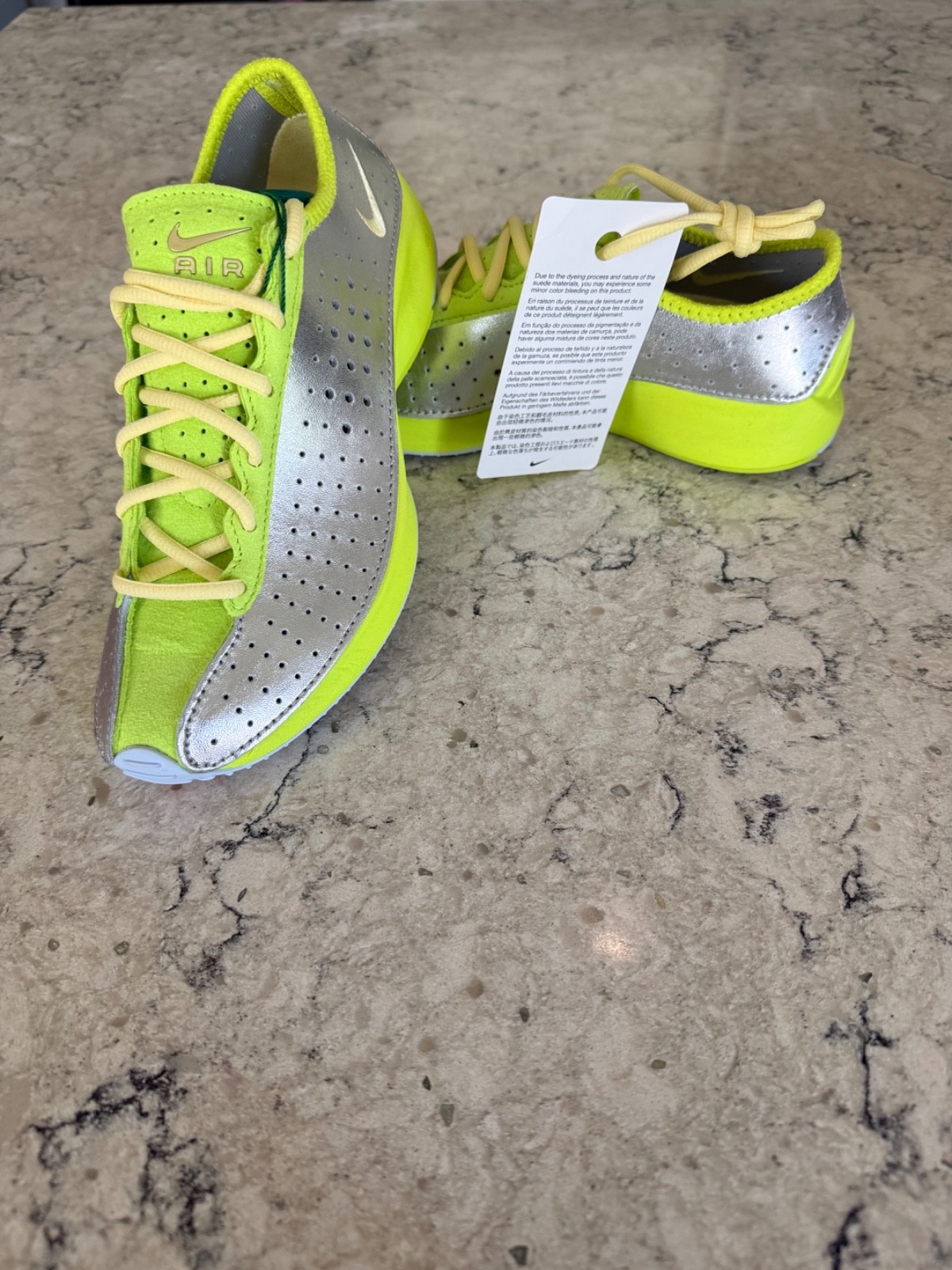 NEW – Size 6W – Nike Air Superfly Cyber Lemon Running Shoes – IB5824-300