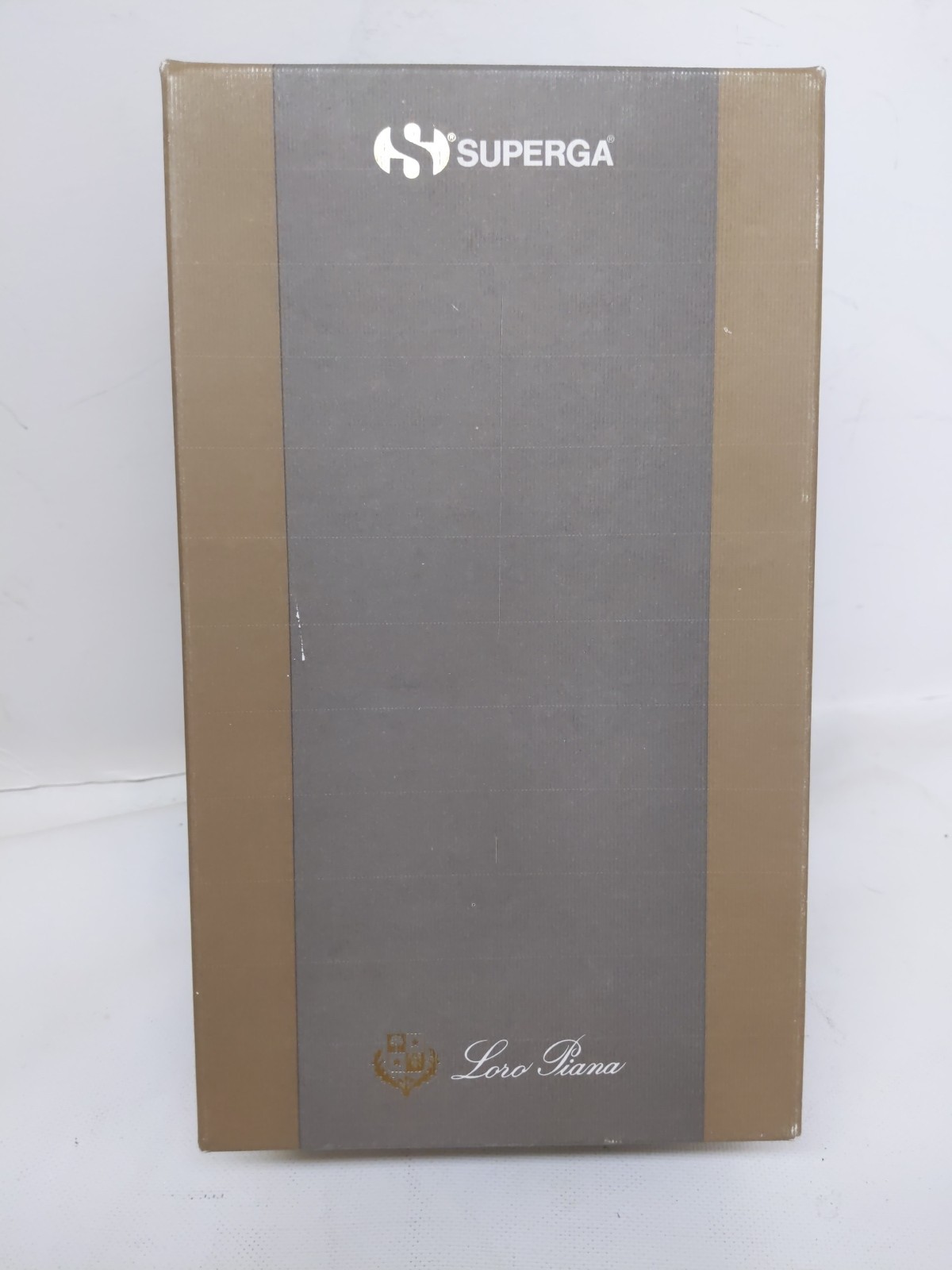 NIB SUPERGA x LORO PIANA 35 5 Sneakers 100% Cashmere Natural RaRe Shoes Flats