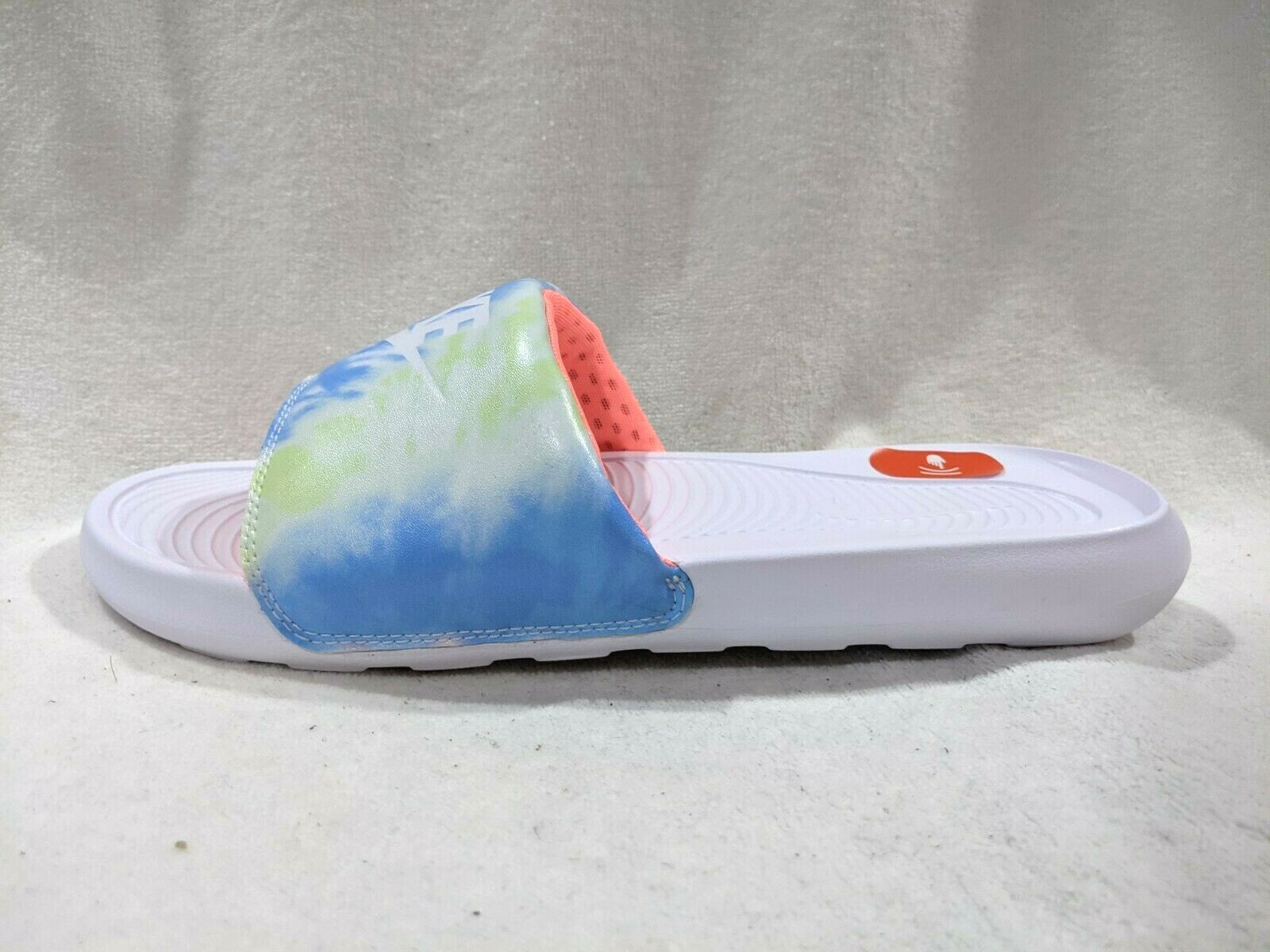 Nike Victori One White/Multicolor Print Women’s Slides Sandals-Sz 6/7/8/9/10/11