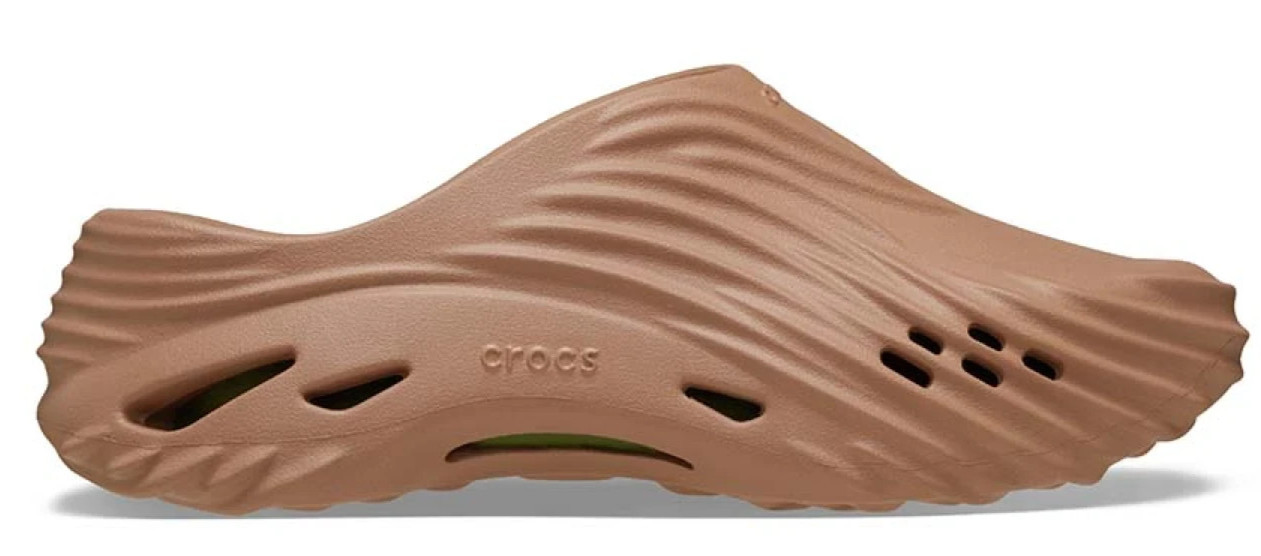 Crocs Unisex-Adult Pull-On Echo Wave Clogs, Cork Brown, M10 | W12