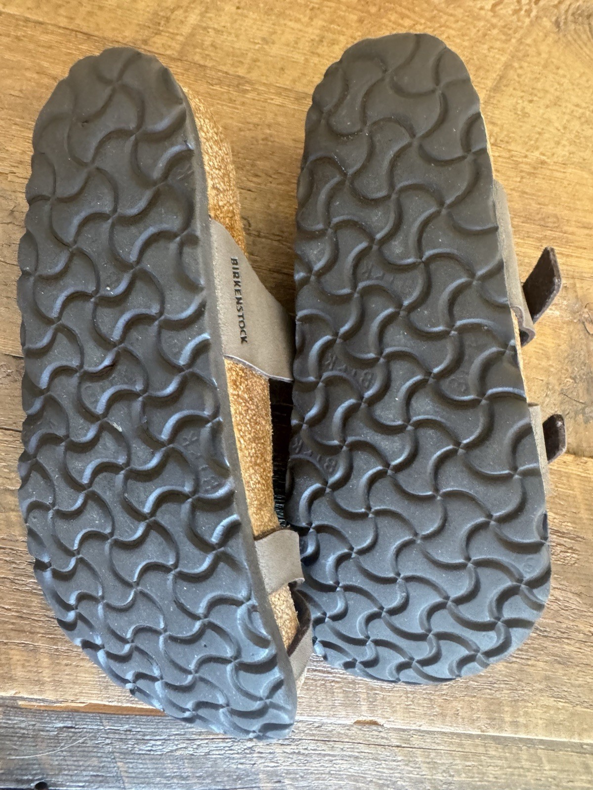 Birkenstock Mayari Women’s Leather Sandals, Brown, Slip-On, Size 7 US