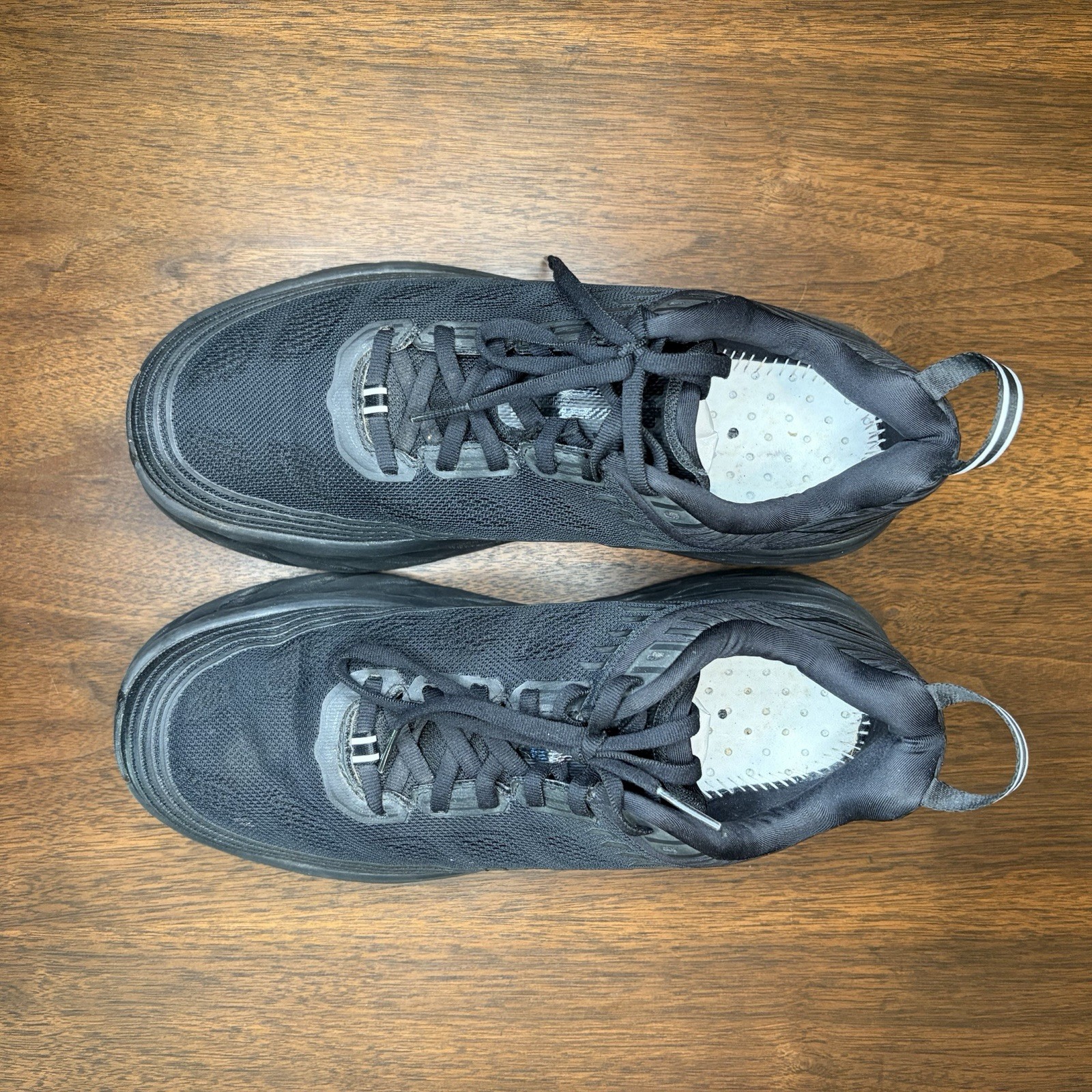 Hoka One One Bondi 6 Women’s Sz 9 Triple Black Running Shoes 1019270 BBLC