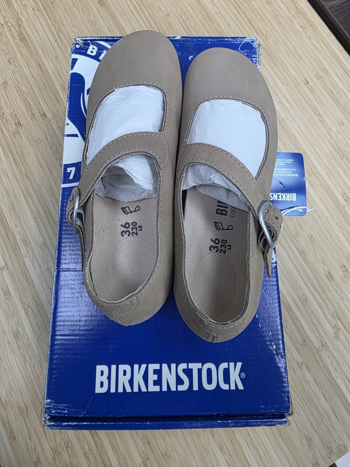Birkenstock Womens Tracy Mary Jane, Sand Nubuck, Size 36 EU (5-5.5 M US Women)