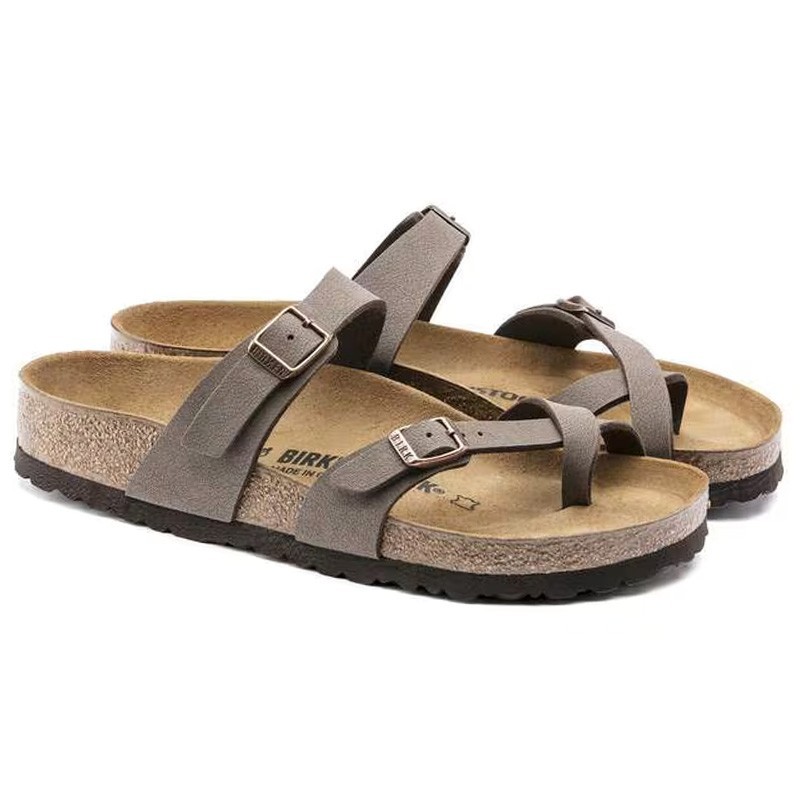 Birkenstock Mayari Birkibuc Mocha Toe Loop Women’s Thong Sandals Select Size