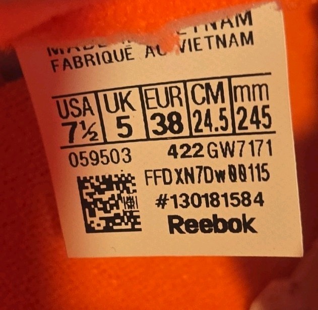 Reebok Freestyle Orange Flare W Women’s Leather Lace-Up Mid Top Sneakers GW7171