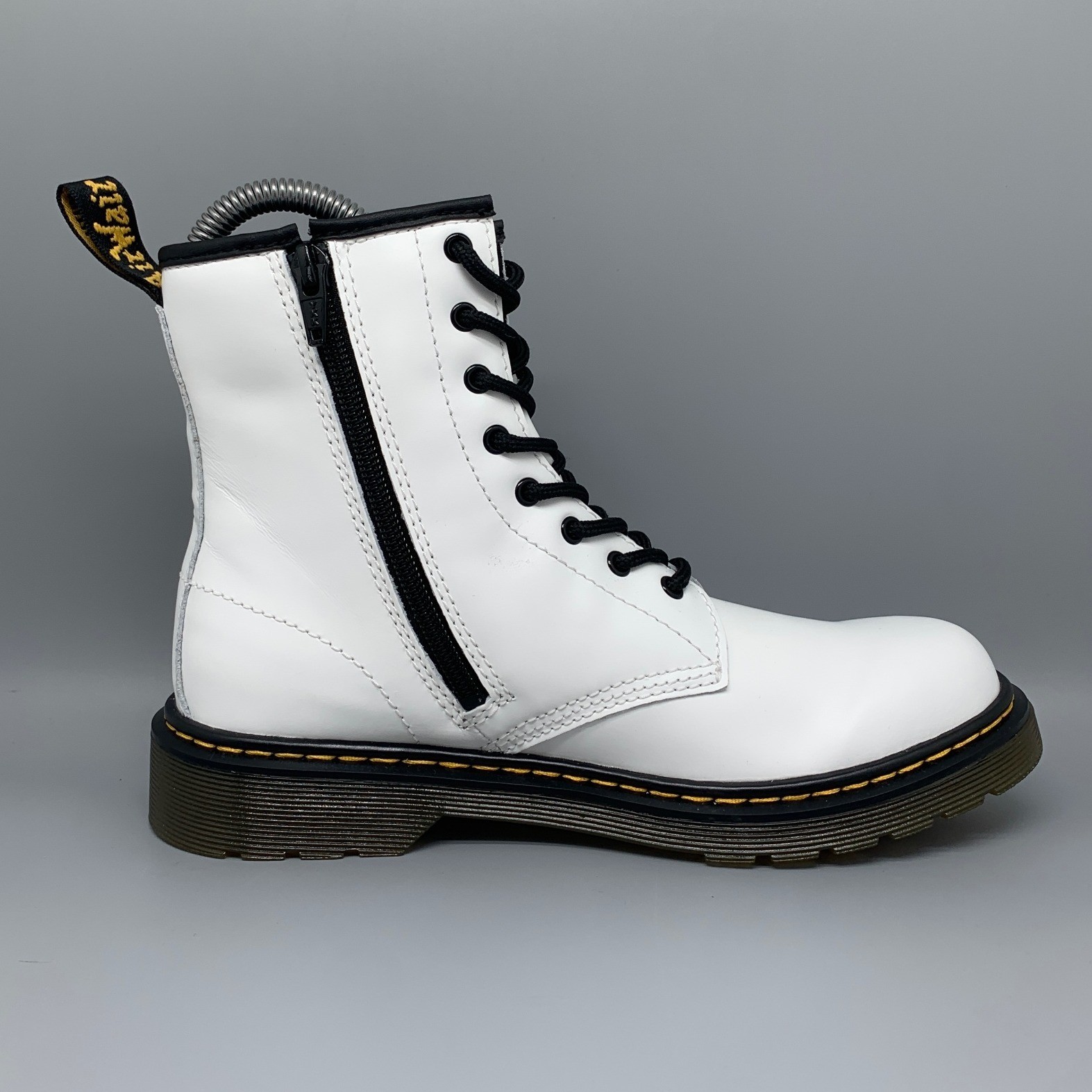 Dr. Martens 1460 White Smooth Leather Combat Boots Men’s Sz 5 Women’s Sz 6