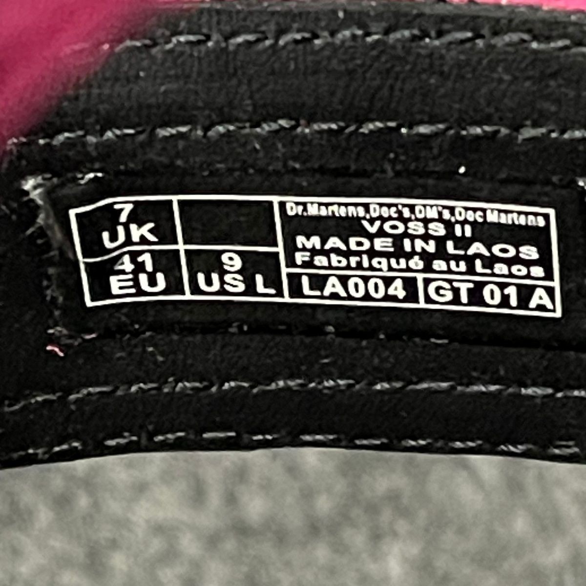 DR. MARTENS Voss II Suede Sandals Women’s Size 9 Fuchsia Pink 41352650