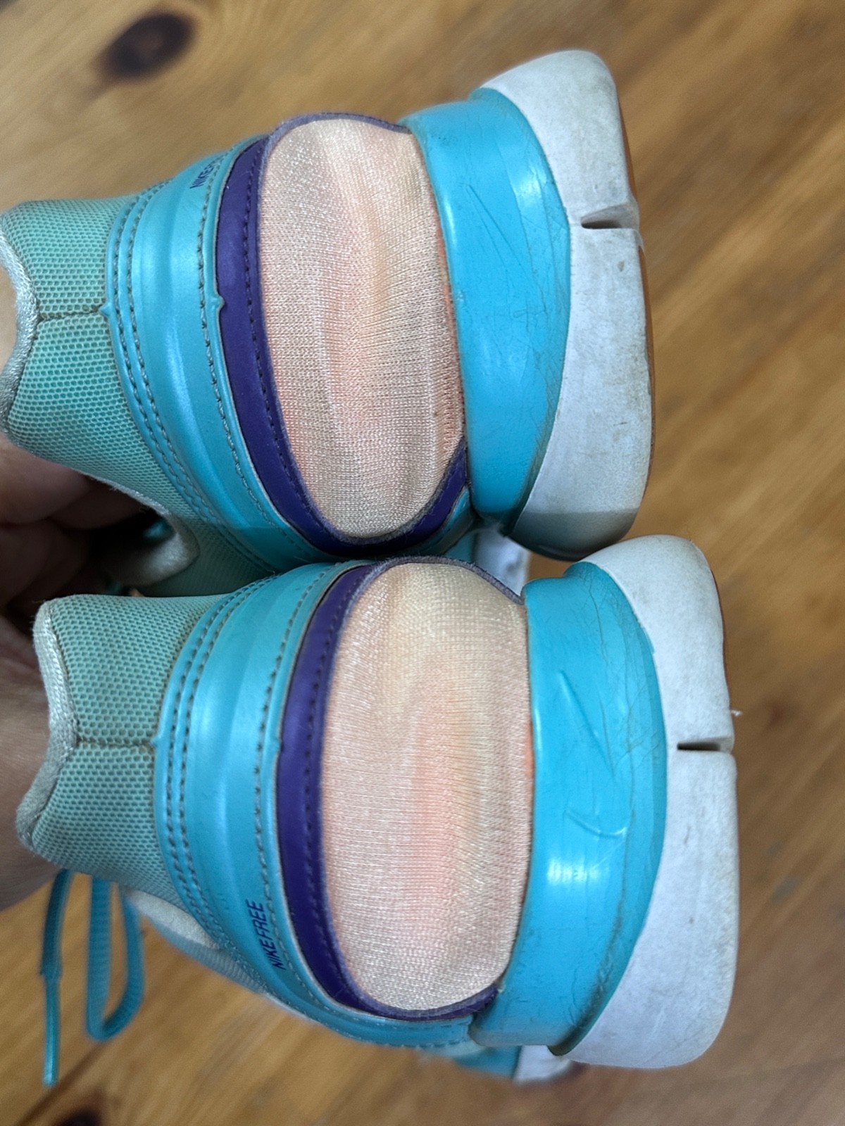 Nike Free Fit 2 Sneaker Running Mint Green Training size 8