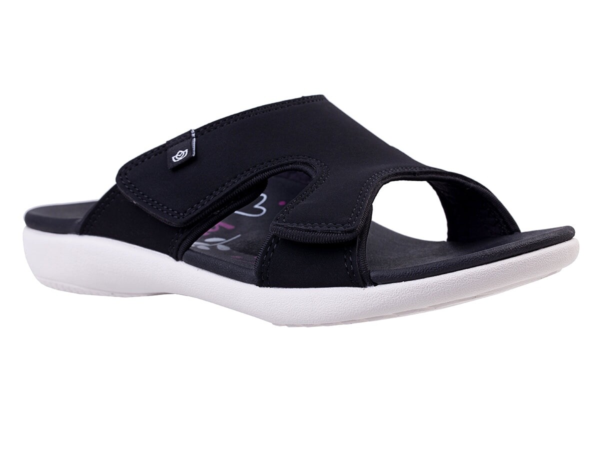 Women’s Spenco Black Kholo Slide Sandals Sz 8