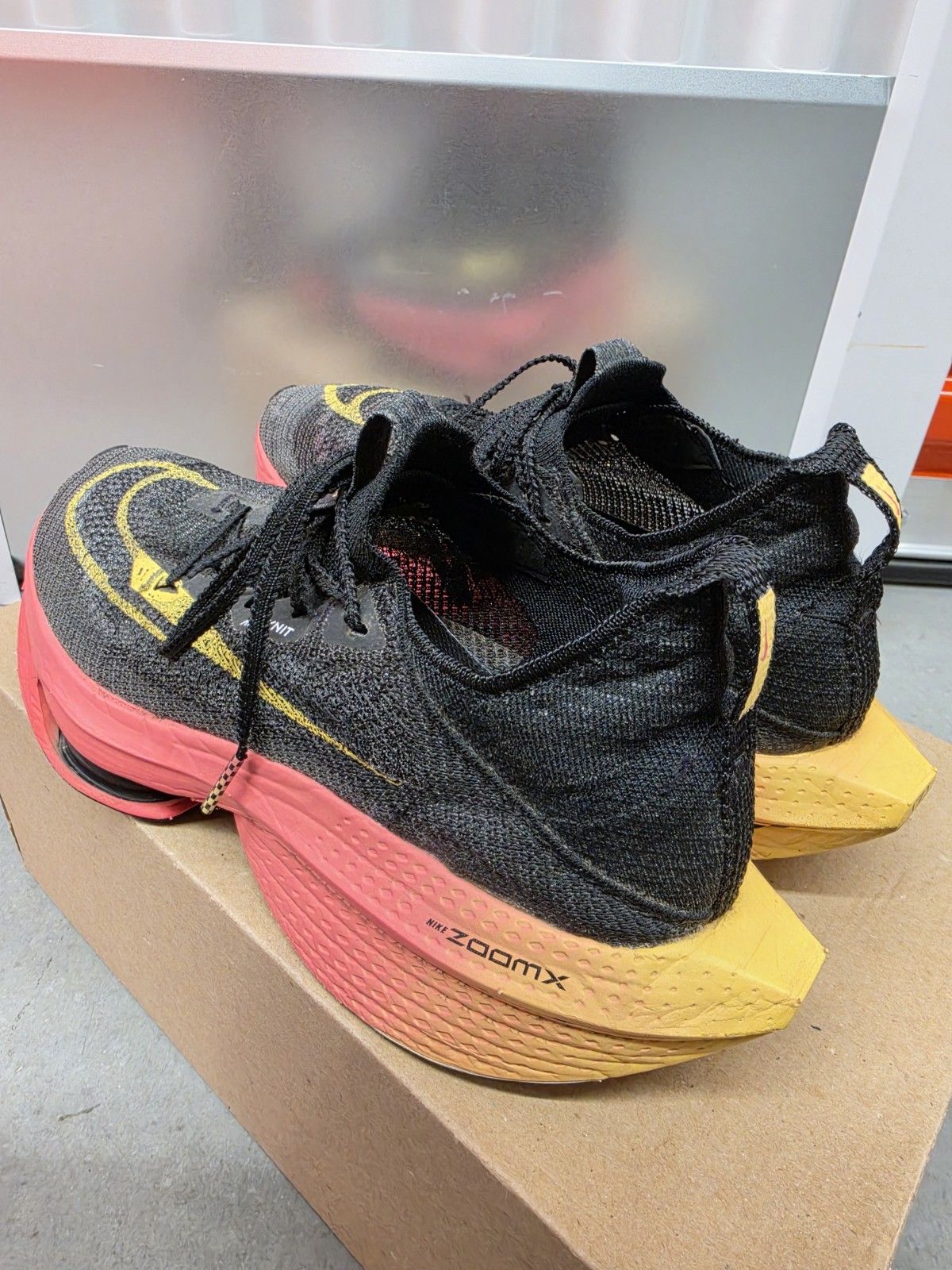 Nike Air Zoom Alphafly NEXT% 2 Black Sea Coral Women’s Size 10 DN3559-001