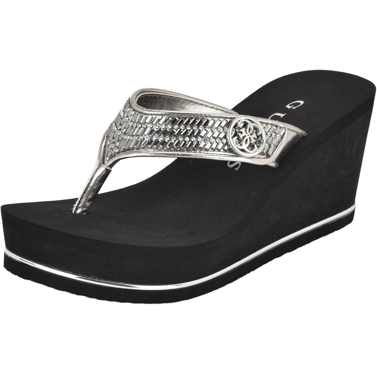 GUESS Women’s Gwsarraly ~ 3″ EVA wedge heel ~ Size 7