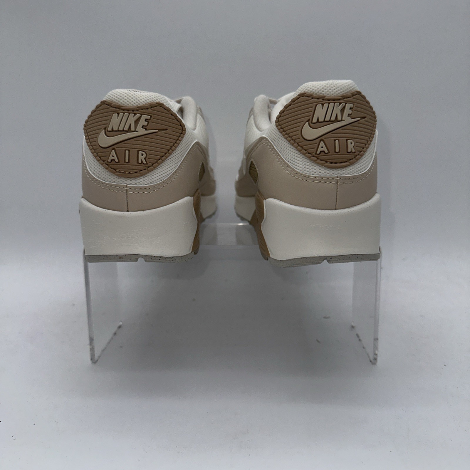 Nike Women’s Size 9.5 Air Max 90 (DH8010 004) Phantom/Sail-Sanddrift Running