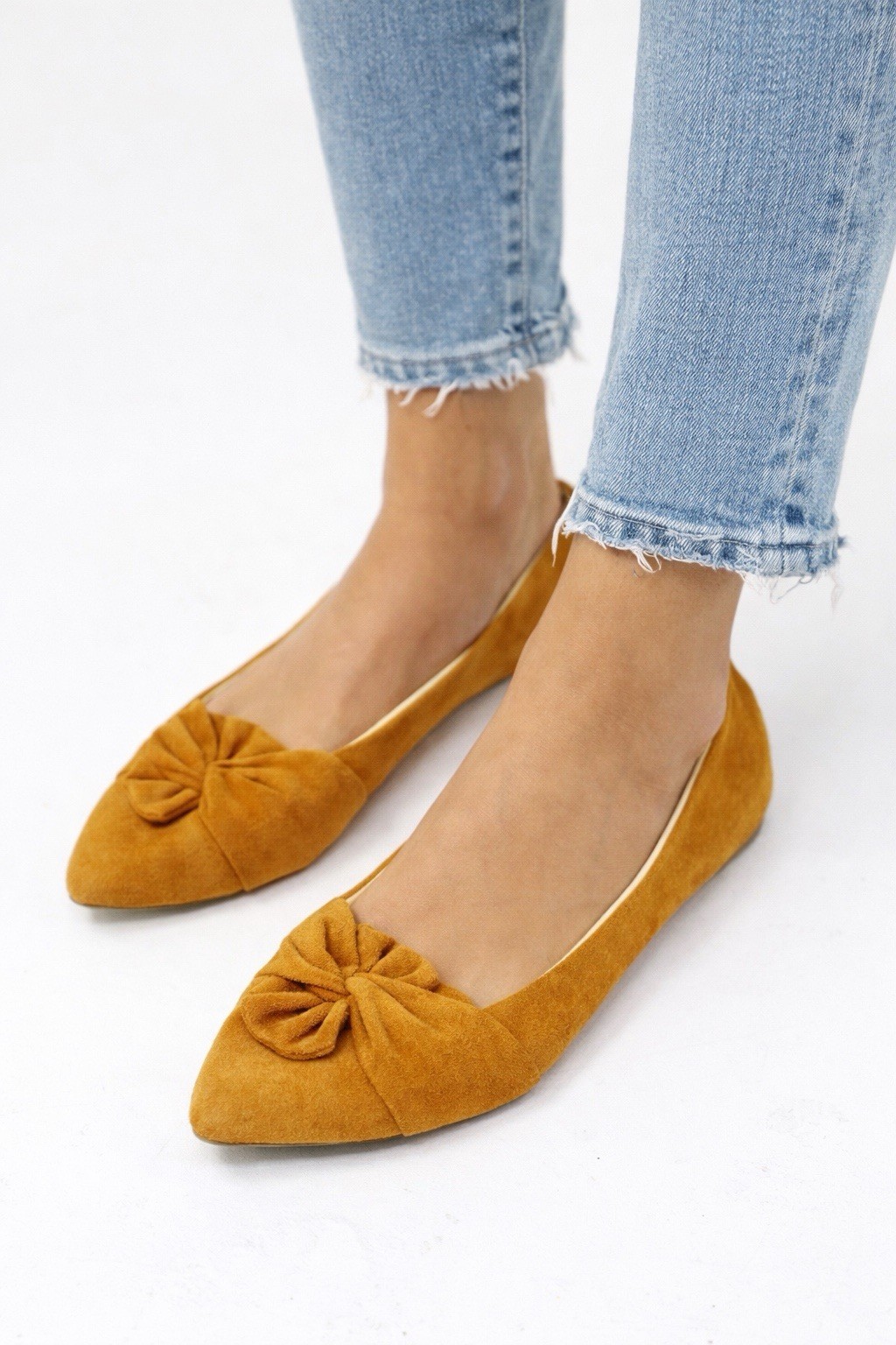 Musshoe Brown Ballet Flats Sponge Cushion 2X Memory Foam Slip On Comfort Shoes 7